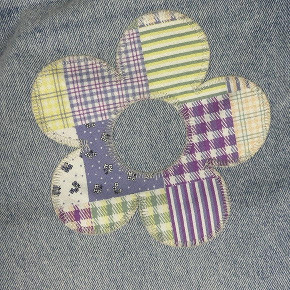 NWT Levi's 501 Patchwork Floral 150th Anniv.  26W L High Rise Button Fly Jeans - Picture 6 of 10